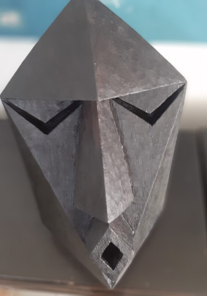 Reuben Ugbine "Metamorphosis Head series (5)" Abstract sculpture