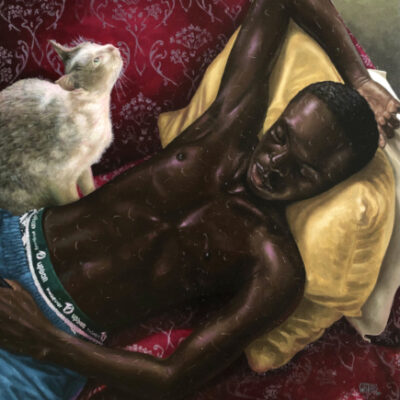 Tender Hours cat and boy